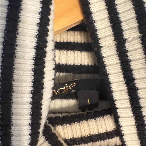 MAJE KNIT CROPPED TOP- size 1 - Picture 4 of 7